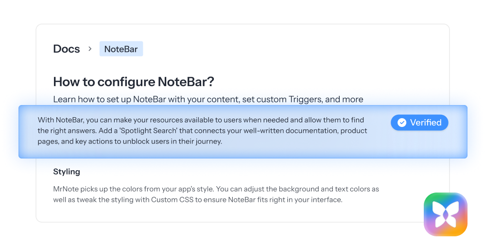 Never ships made-up content or links