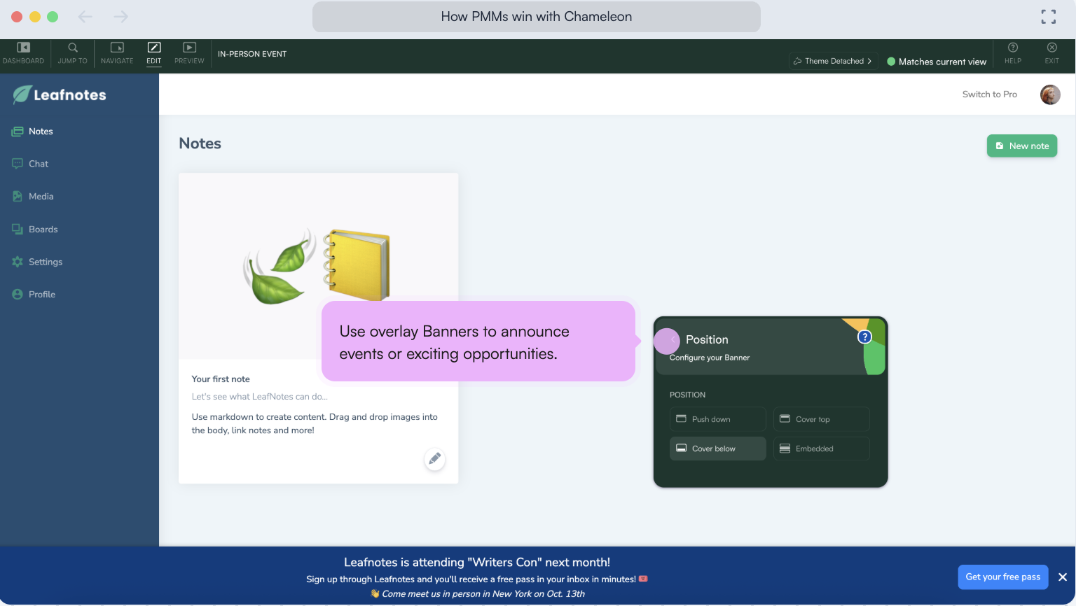 How Product Marketers win with Chameleon
