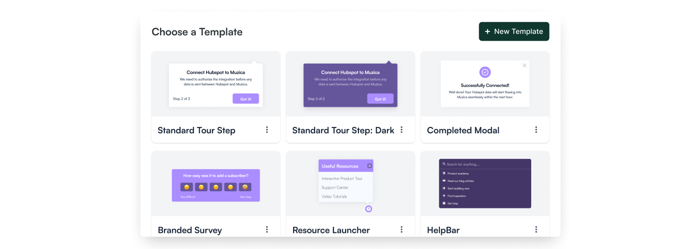 Templates to speed up building
