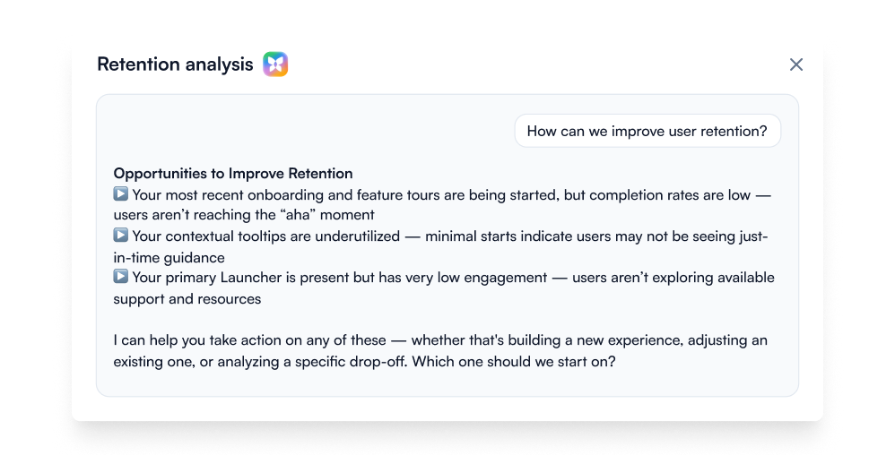Retention recommendations