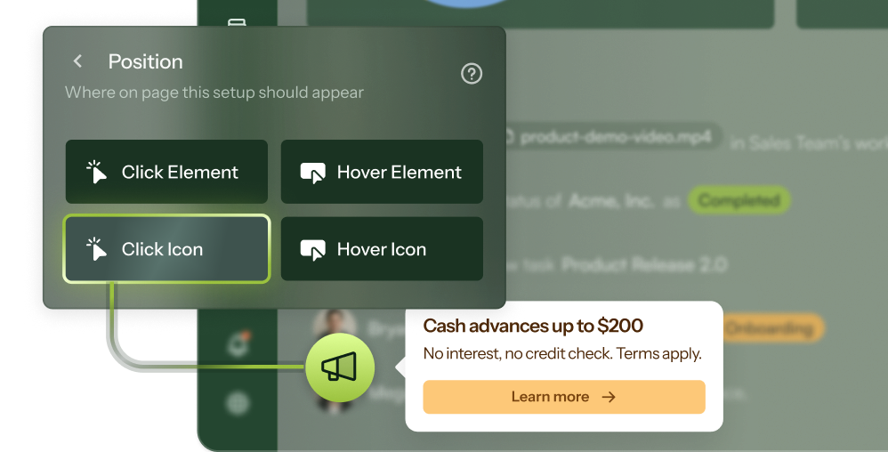 Triggers that fit your UI