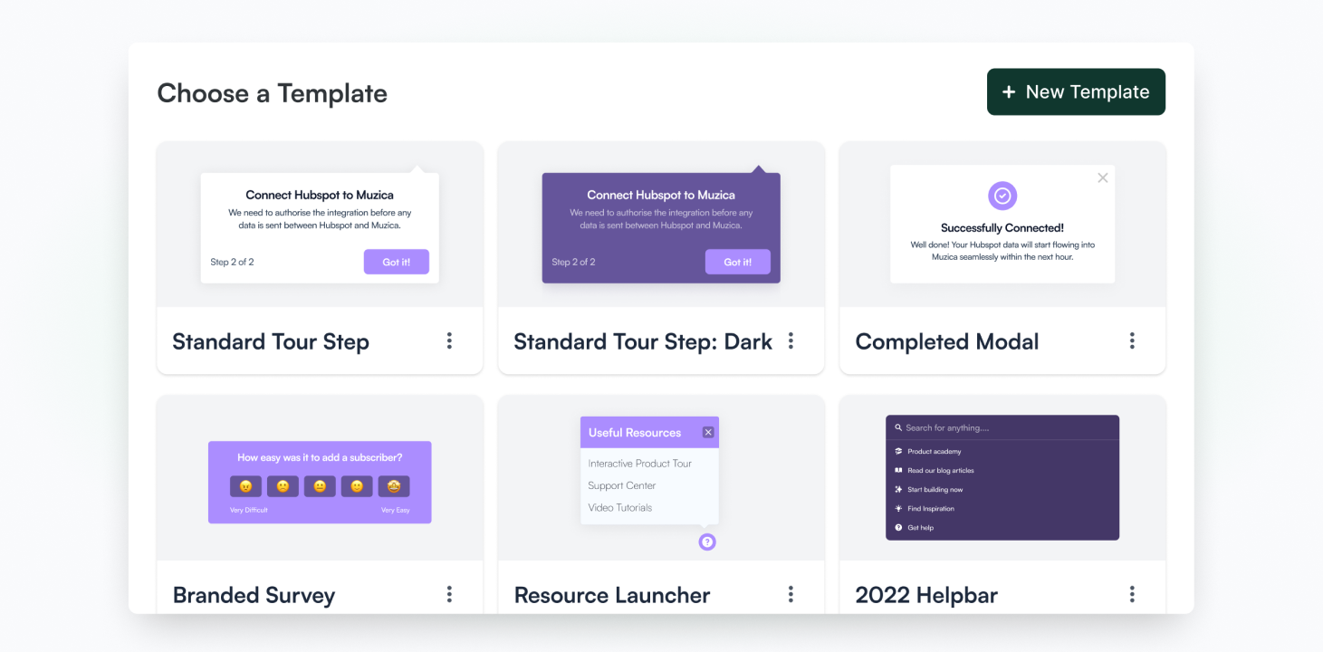 Templates to speed up building