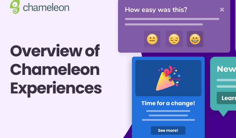 Overview of Chameleon Experiences