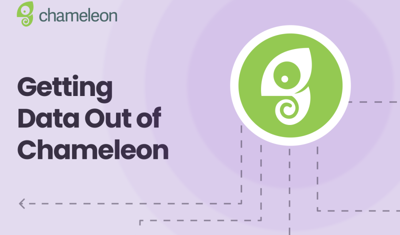 Getting data out of Chameleon