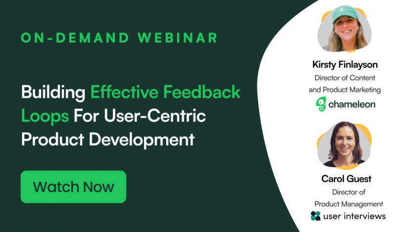 Building Effective Feedback Loops For User-Centric Product Development