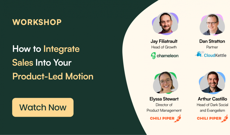 How to Integrate Sales Into Your Product-Led Motion