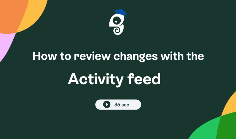 The Chameleon Activity feed