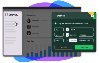 Trigger and position in-app messages with laser focus