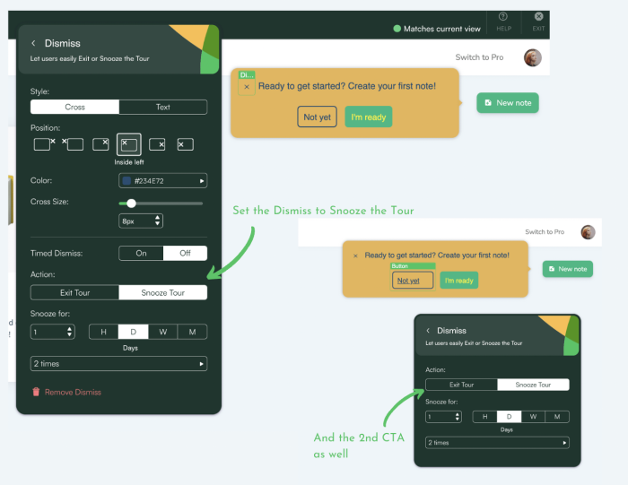 Data Camp snooze onboarding ux