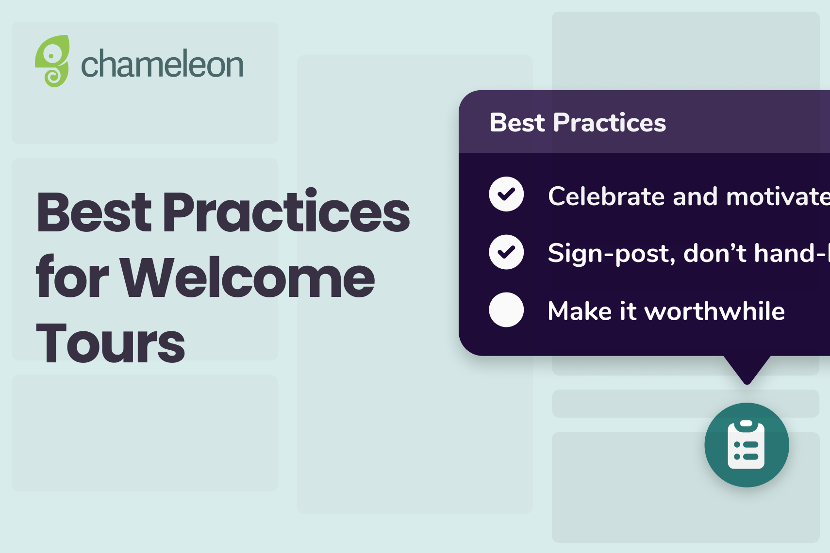 Best practices for Welcome Tours
