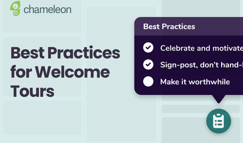 Best practices for Welcome Tours