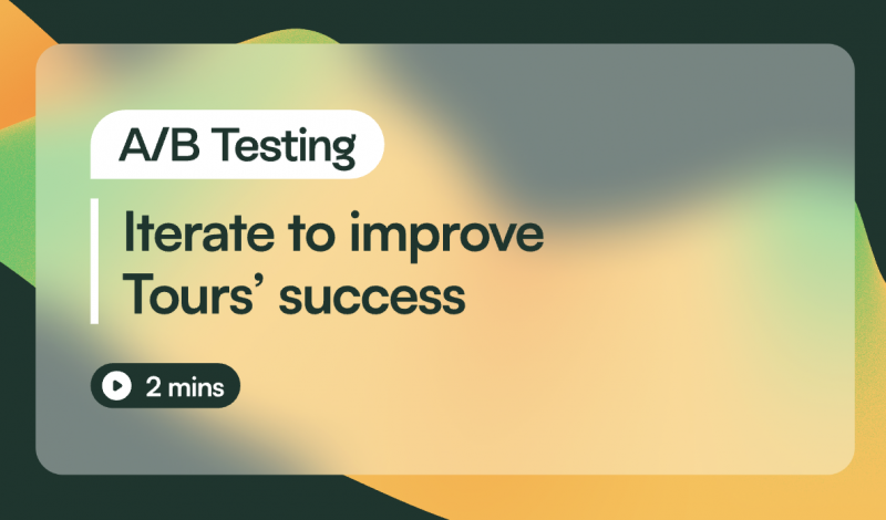 Run A/B Tests on Tours