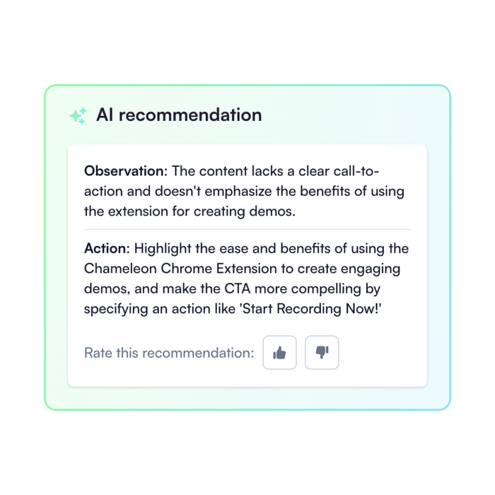 What's New at Chameleon for Product Signups