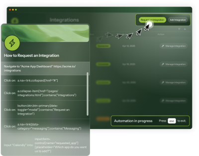 Automations that complete the setup steps users always skip