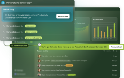 In-app Banners that reach the right user and say the right thing