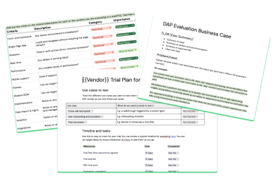 DAP Evaluation Templates