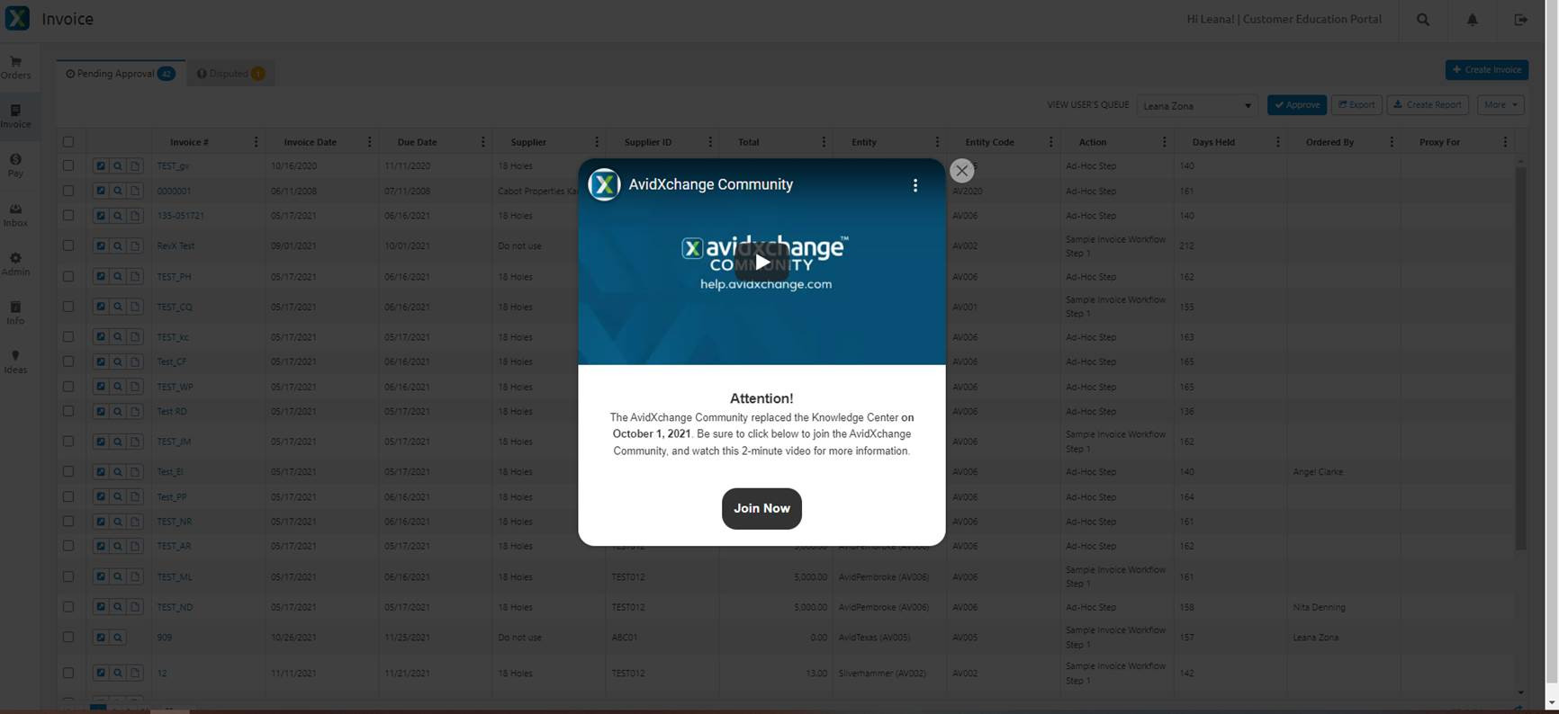 A simple tour modal with an informative video embedded within it.