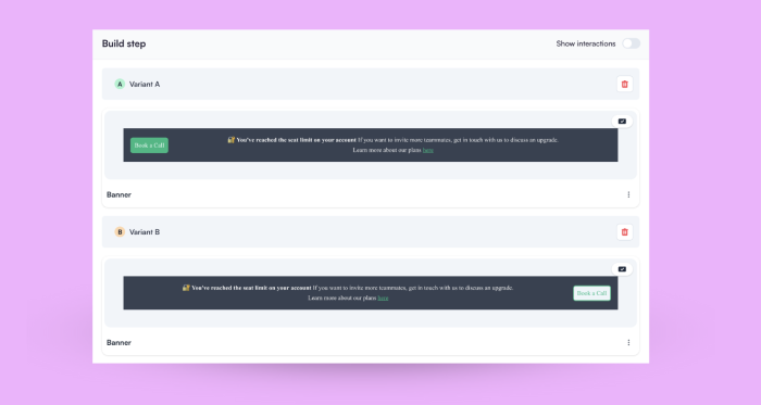 Name the milestone, not the action