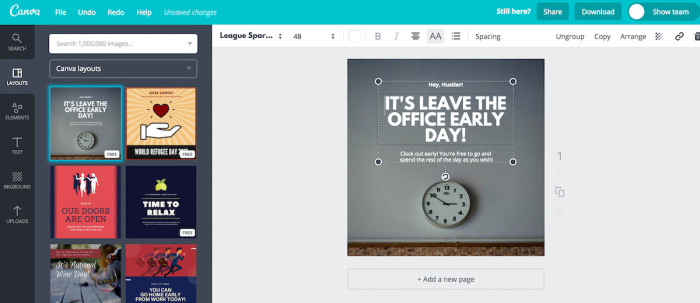 An image of Canva's default blank image