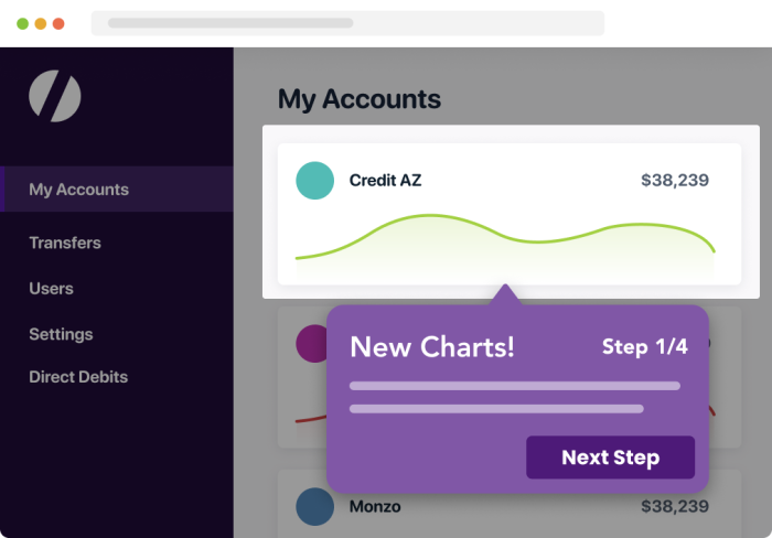 onboarding ux design with product tour