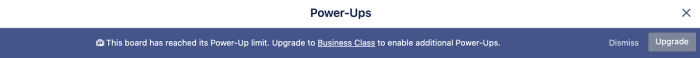 A banner for Trello's power-ups