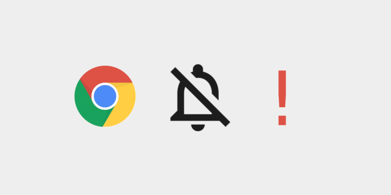 An image of the chrome notification
