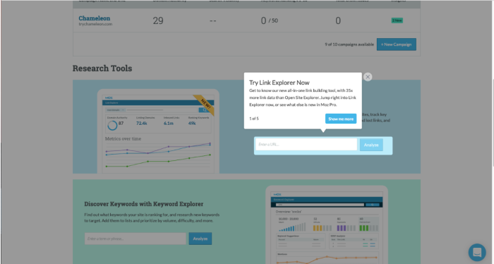 Screenshot of Moz tooltip by Chameleon