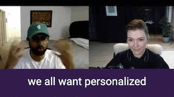 Personalized experiences gif