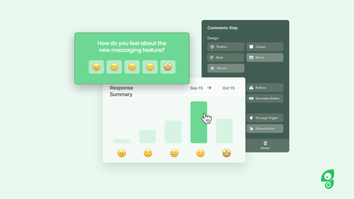 Gather feedback from users on the feature experience
