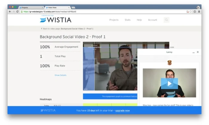 Wistia onboarding example