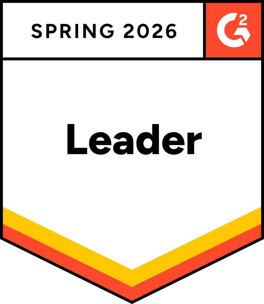 G2 Leader badge for Spring 2026.