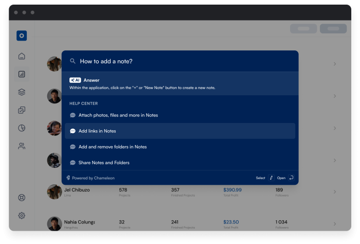 Empower users with answers, right inside your product