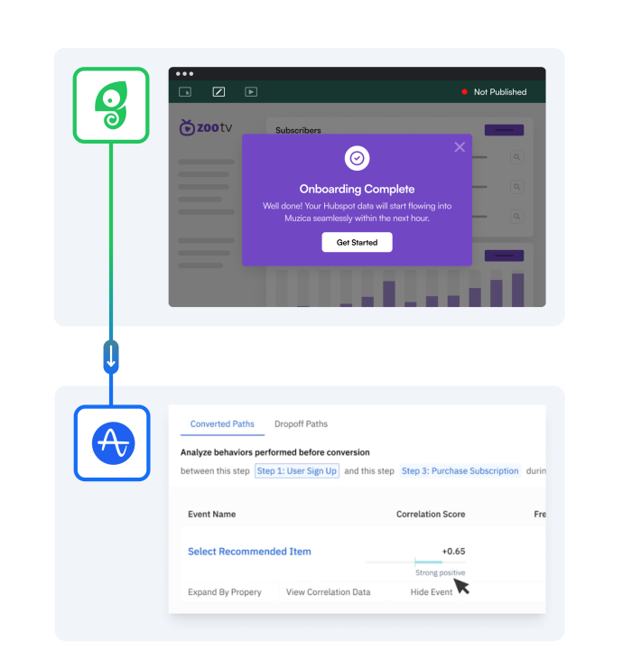 Use Amplitude as a data destination to analyze Experience performance