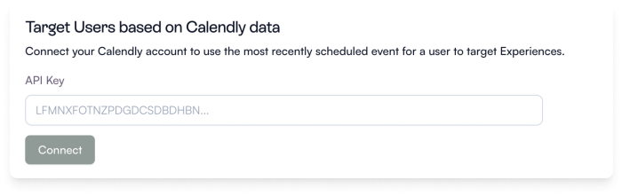 Use Calendly as a data source for targeted Experiences