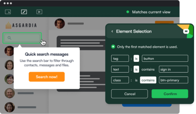 Trigger and position in-app messages with laser focus