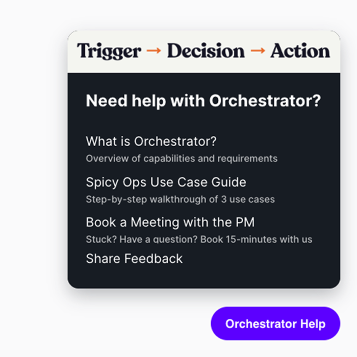 Four options for four kinds of stuck