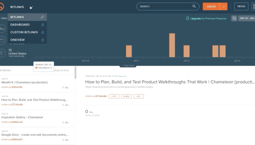 bitly upsell modal