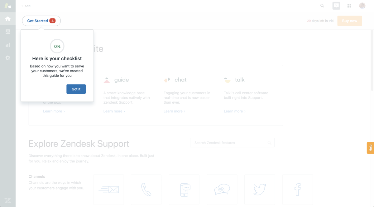 Zendesk User Onboarding Checklist