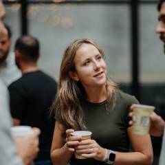 Kirsty Finlayson, Director of Marketing, at a Chameleon IRL networking event