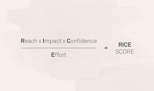rice score feature prioritization