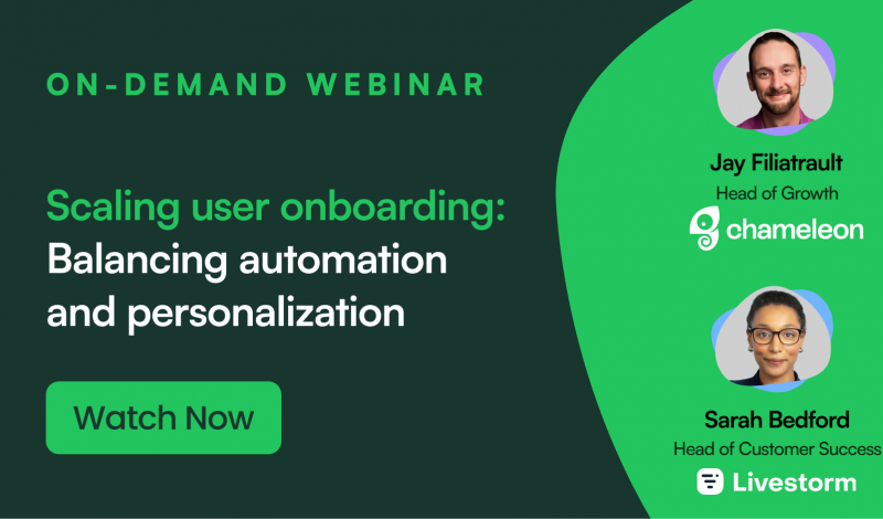 Scaling User Onboarding: Balancing Automation and Personalization