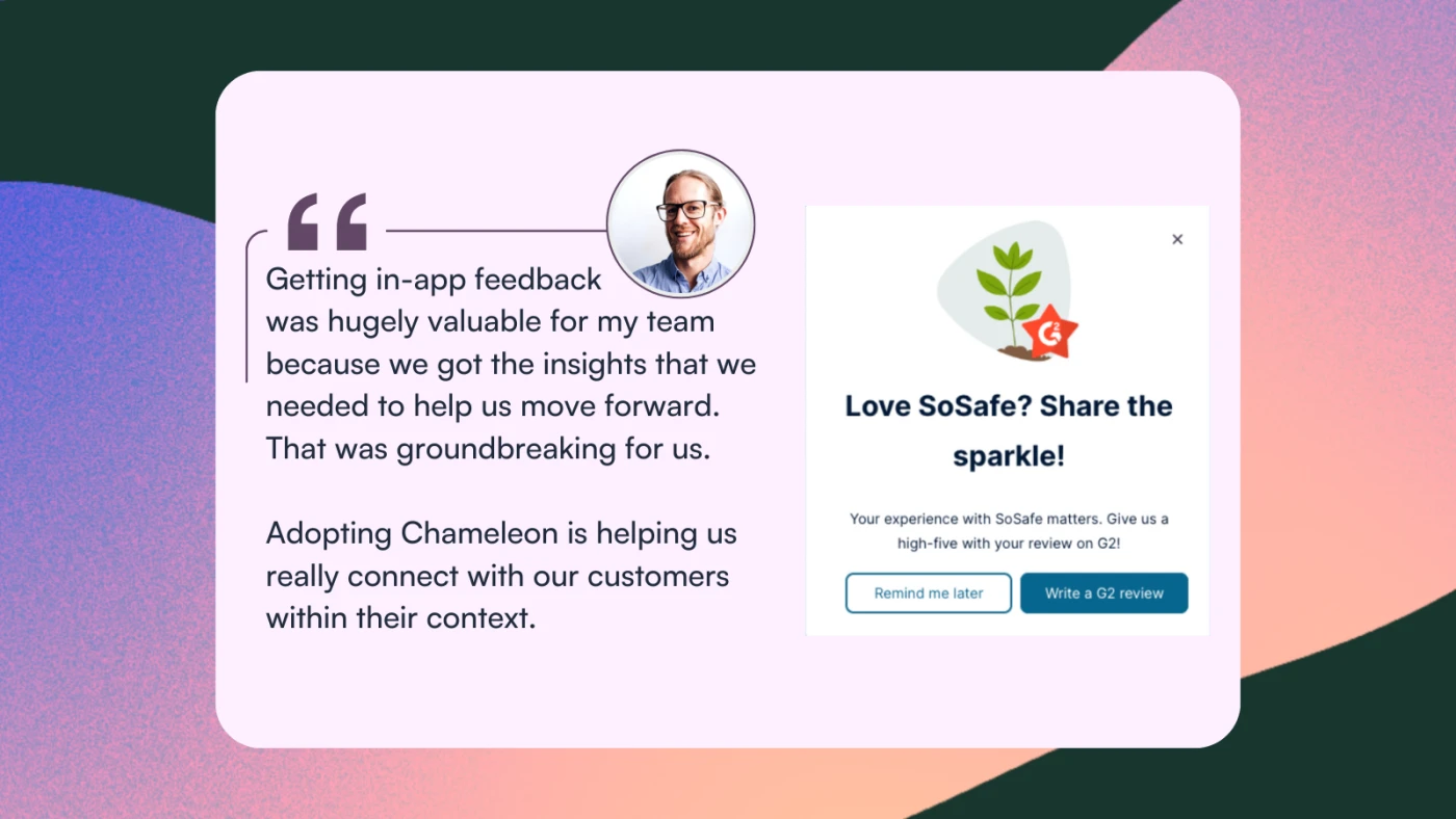 How SoSafe built an in-app feedback loop that 10x-ed their survey responses
