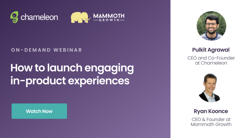 How to launch engaging in-product experiences